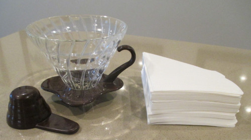 Hario v60 glass dripper coffee - dripper,